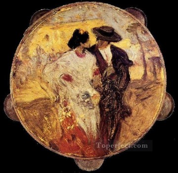 キュービズム Painting - アンダルーのカップル 1899 キュビスト
